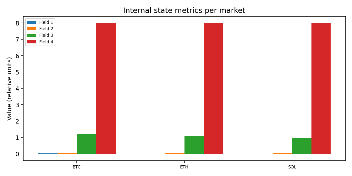 Internal state metrics per market — 2025-W50 · Weekly BOMF Dashboard — LiMiT Quant ORACLE BOMF